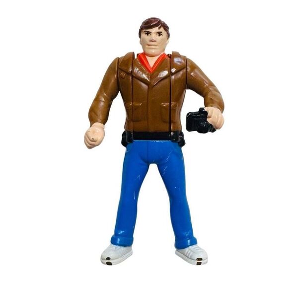 Vintage Spiderman / Peter Parker Flip Head Hero Marvel 1995 Action Figure 3.75" - Picture 1 of 8